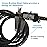 Lumintrail Combination Bike Lock Cable for Bike Accessories - 10ft Bike Locks Heavy Duty Anti Theft with Combinations - Bike Cable Lock Combination with Mounting Bracket (1 Pack, Black)