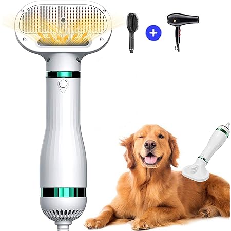Amazon ペットドライヤー グルーミング ペットブラシ ヘアードライヤー ペット用 2 In 1機能 Bonrob ペットヘア乾燥機 犬 猫 無段階速度 超静音 猫犬お風呂 シャワー用具 バスグッズ Bp09 Bonrob バスグッズ 通販