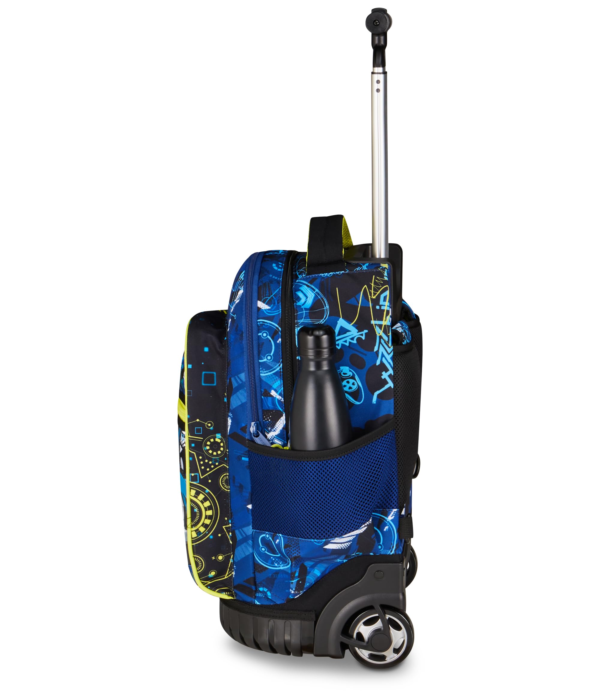 Mitama Trolley Run Extra CYBERSHARK, 33 Lt, Doppio Scomparto, Blu, Tasche multi funzione, bambino, Scuola elementare e media, Tempo libero e viaggi