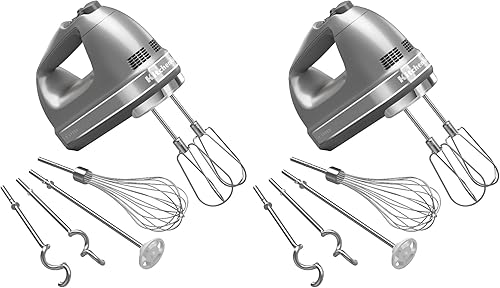 Miniatura 9 de KitchenAid KHM926 - Batidora de mano de 9 velocidades
