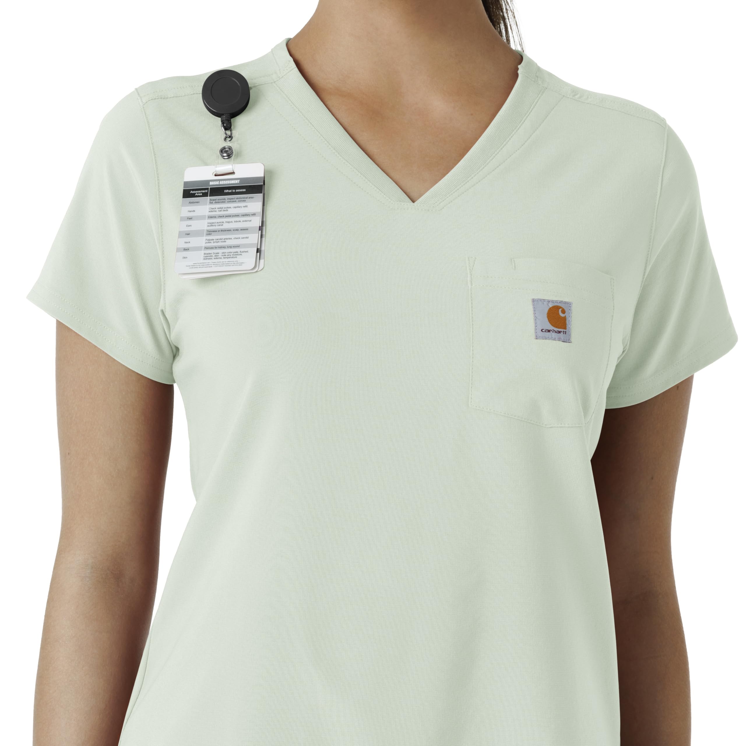 Carhartt Women's Tuck-in Scrub Top - Big Sky, XS