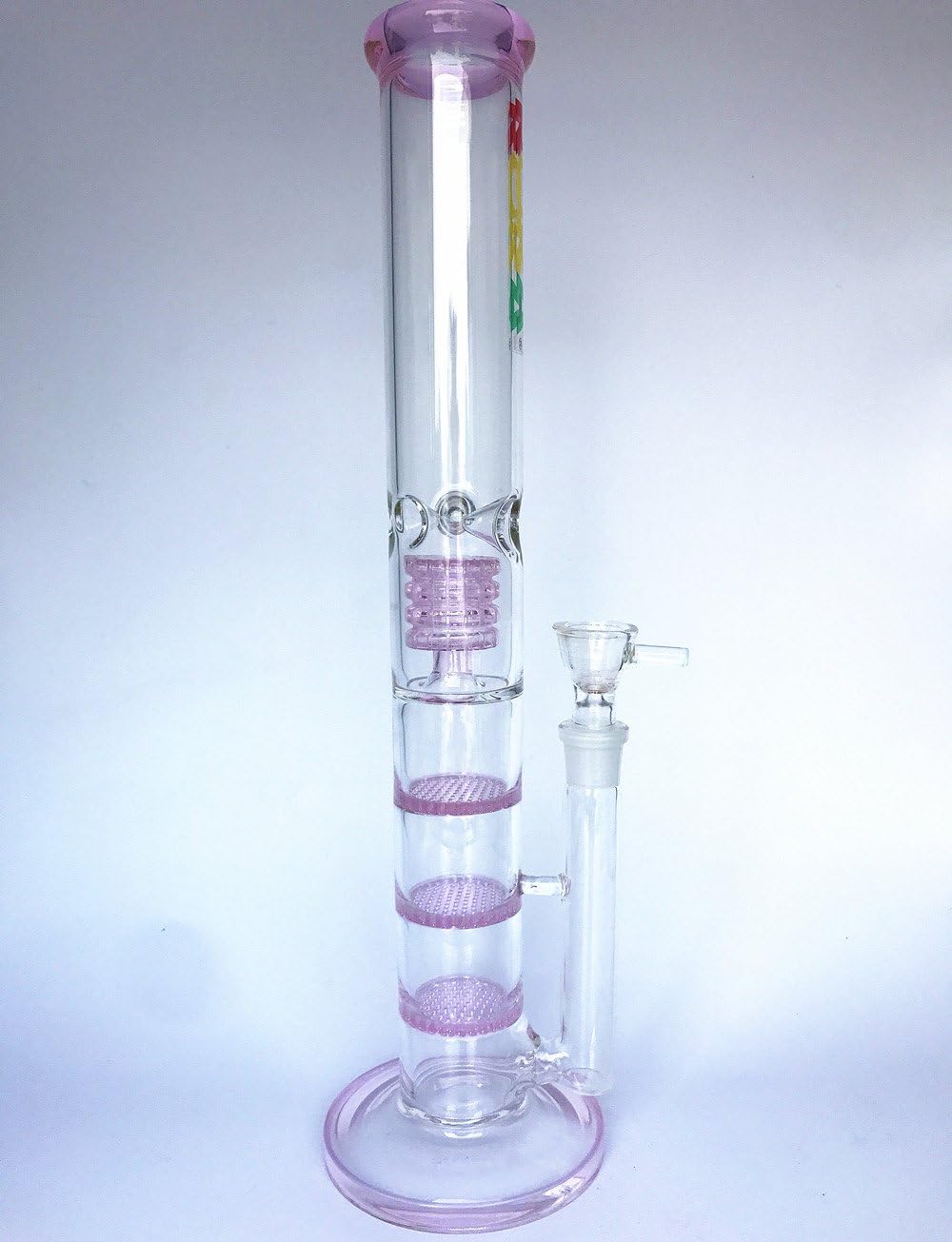 RORA 16inch Tall Water Bongs 18.8mm Big Glass Water Pipe with Bong Bowl