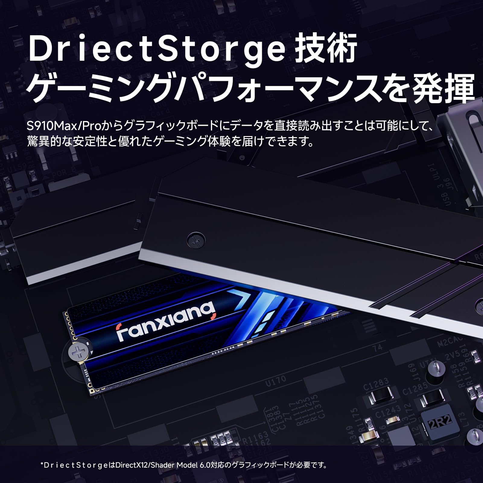 Amazon.co.jp: Fanxiang S910 Pro M.2 SSD 1TB PCIe Gen 5.0 (Max Read