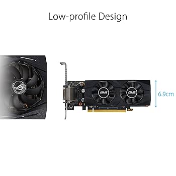 ASUS GTX1650-O4G-LP-BRK GeForce GTX 1650 OC Edition 4 GB