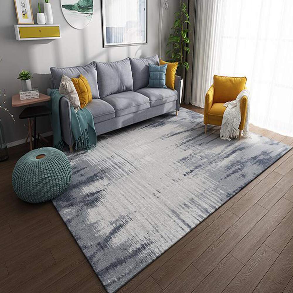 Tapis de salon polyester grand format 200x250cm lavable