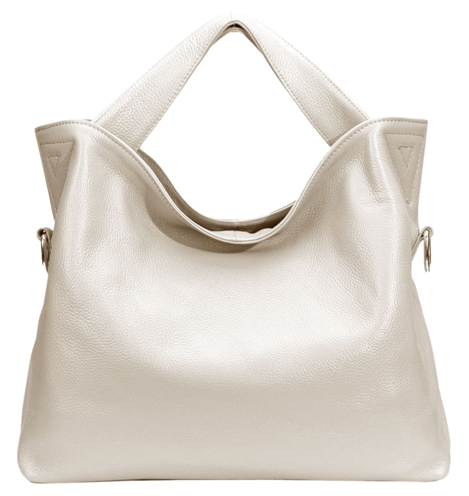 SAIERLONG Ladies Designer Womens Off-White Fashion Soft Leather Handbags Shoulder Bags