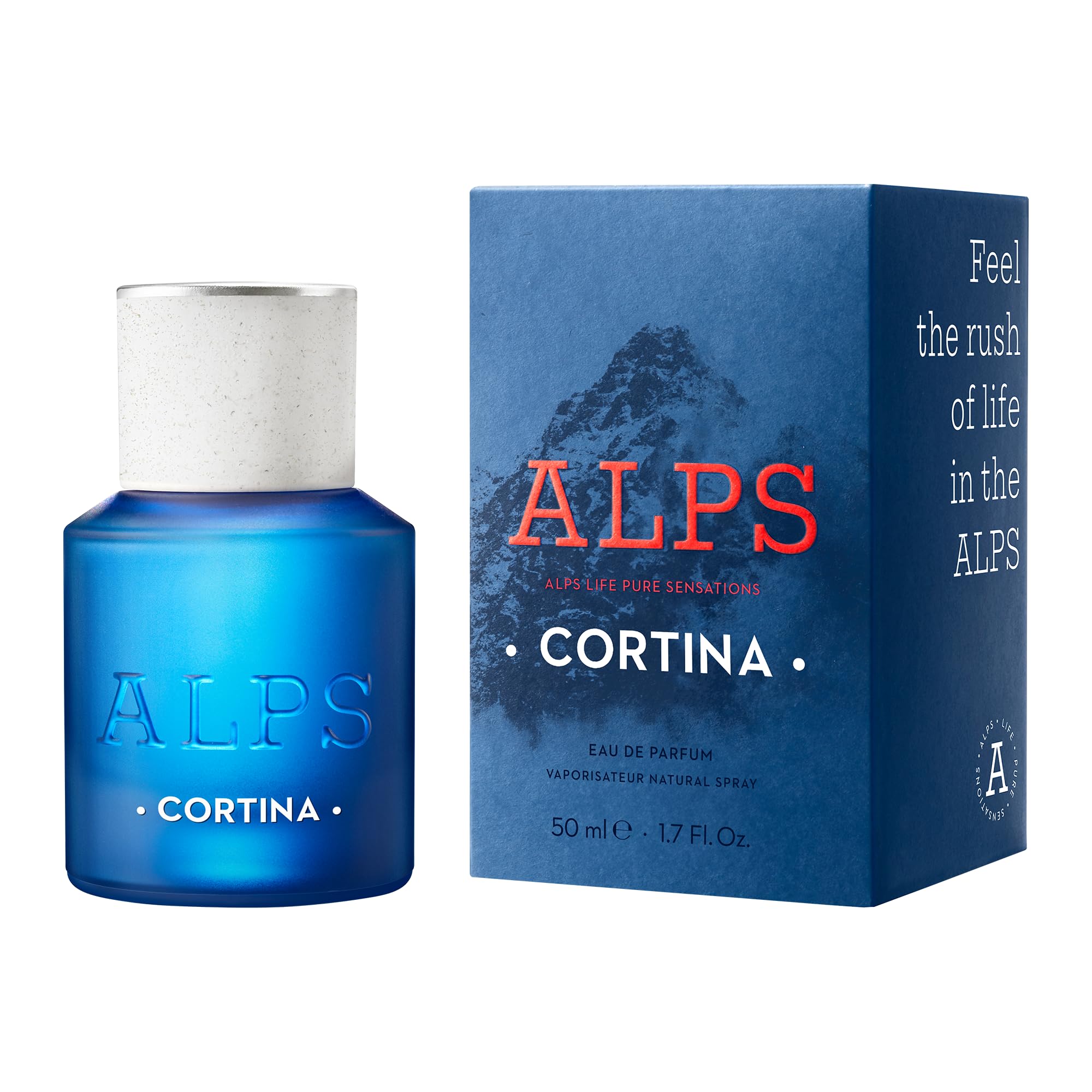 ALPS Cortina Eau de Parfum – Fragranza Fresca e Legnosa Ispirata alle Alpi – Profumo Unisex dal Carattere Moderno - Vegan Eco-Friendly Made in Italy (50 ml)