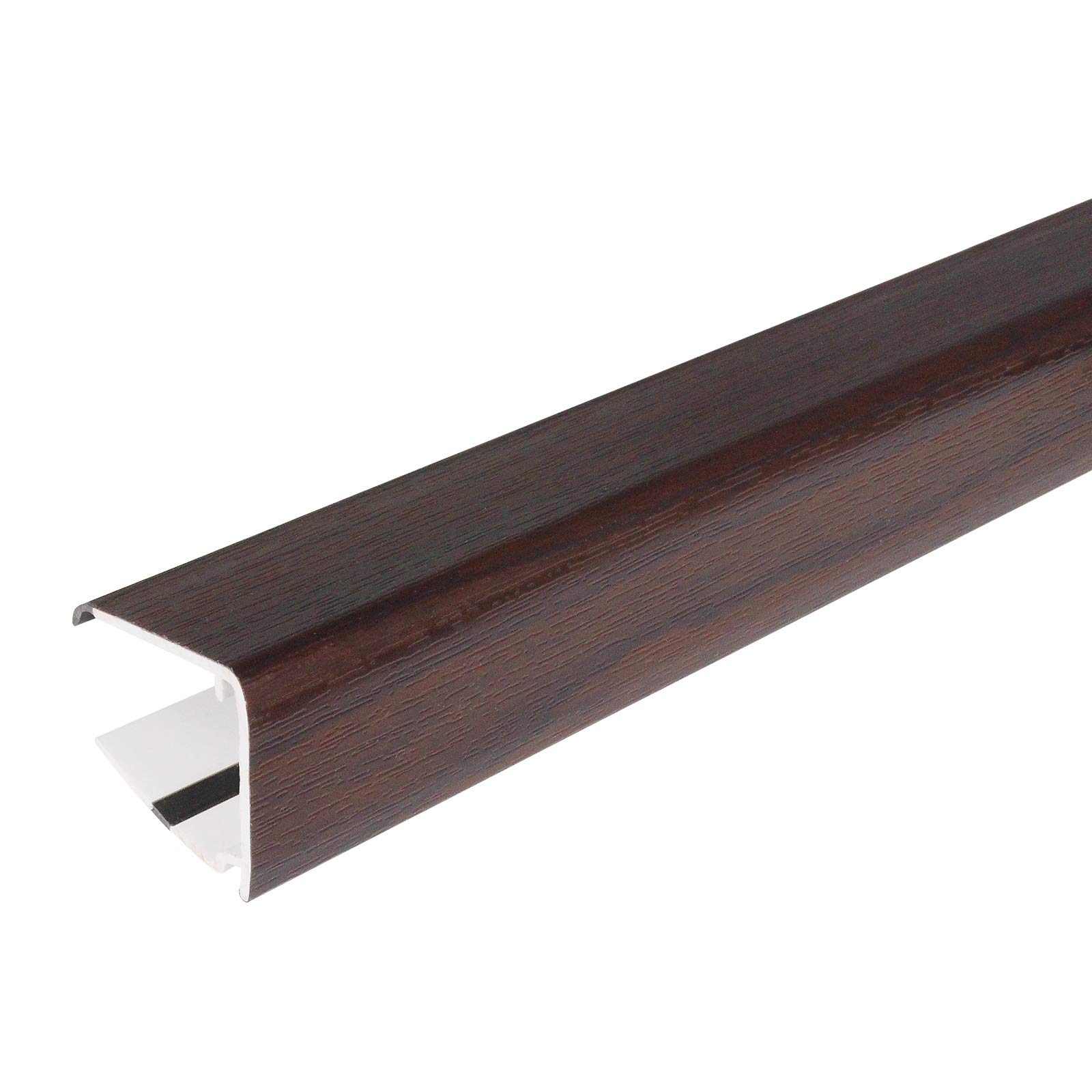 Ultraframe Rosewood (Foiled) 1M 25Mm End Closure Polycarbonate Glass Conservatory Sheet Trim