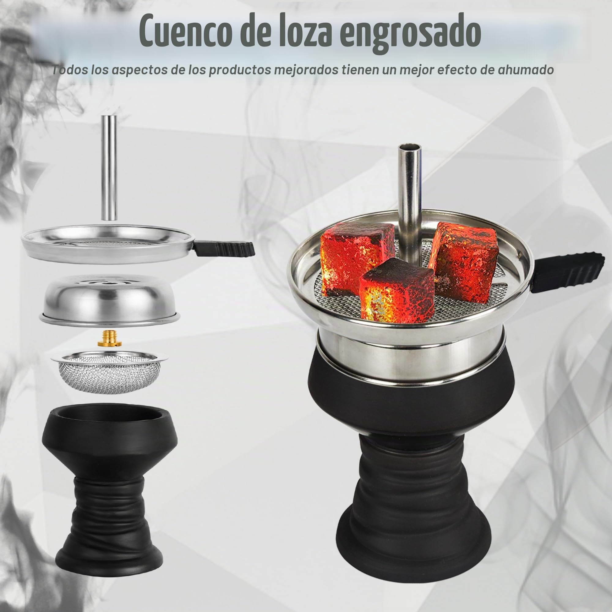 Juego Completo De Accesorios para Cachimba Con
