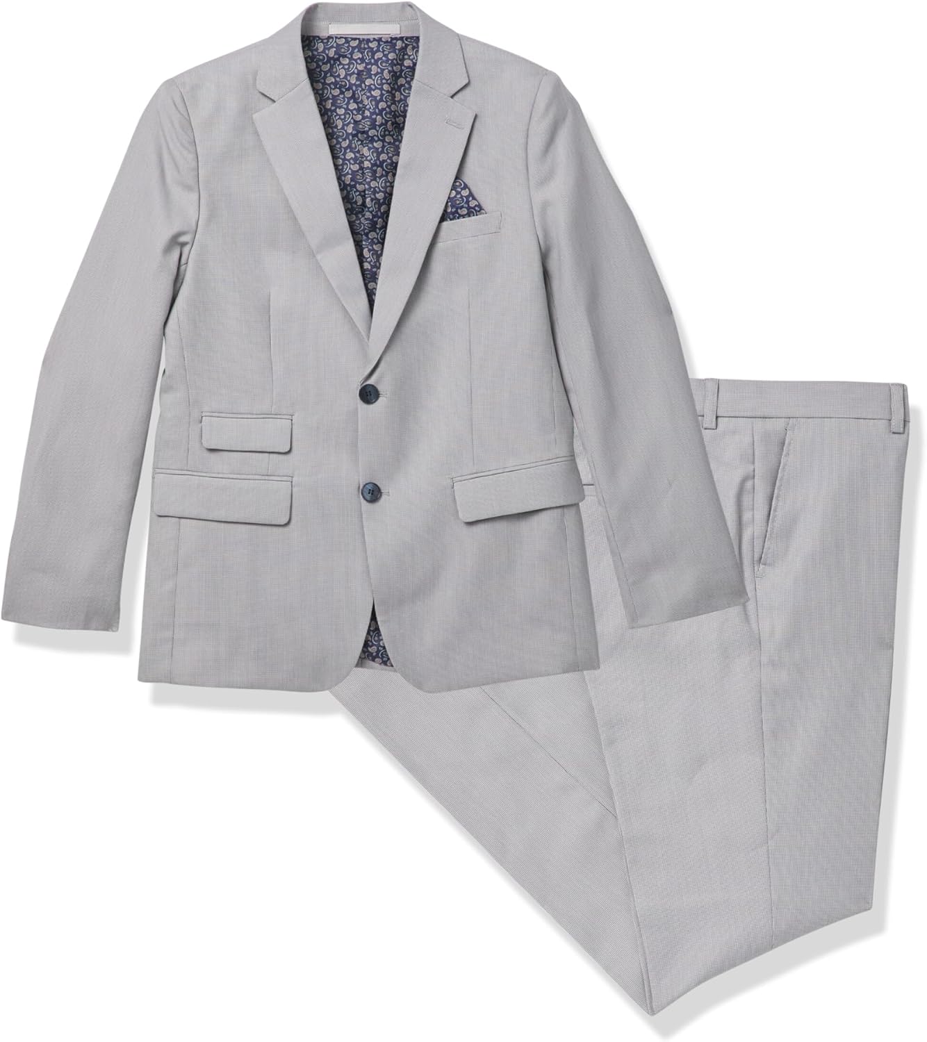 Isaac Mizrahi Boys Boys' Slim-fit Birdseye Suit