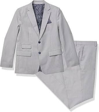 Isaac Mizrahi Boys Boys Slim-fit Birdseye Suit
