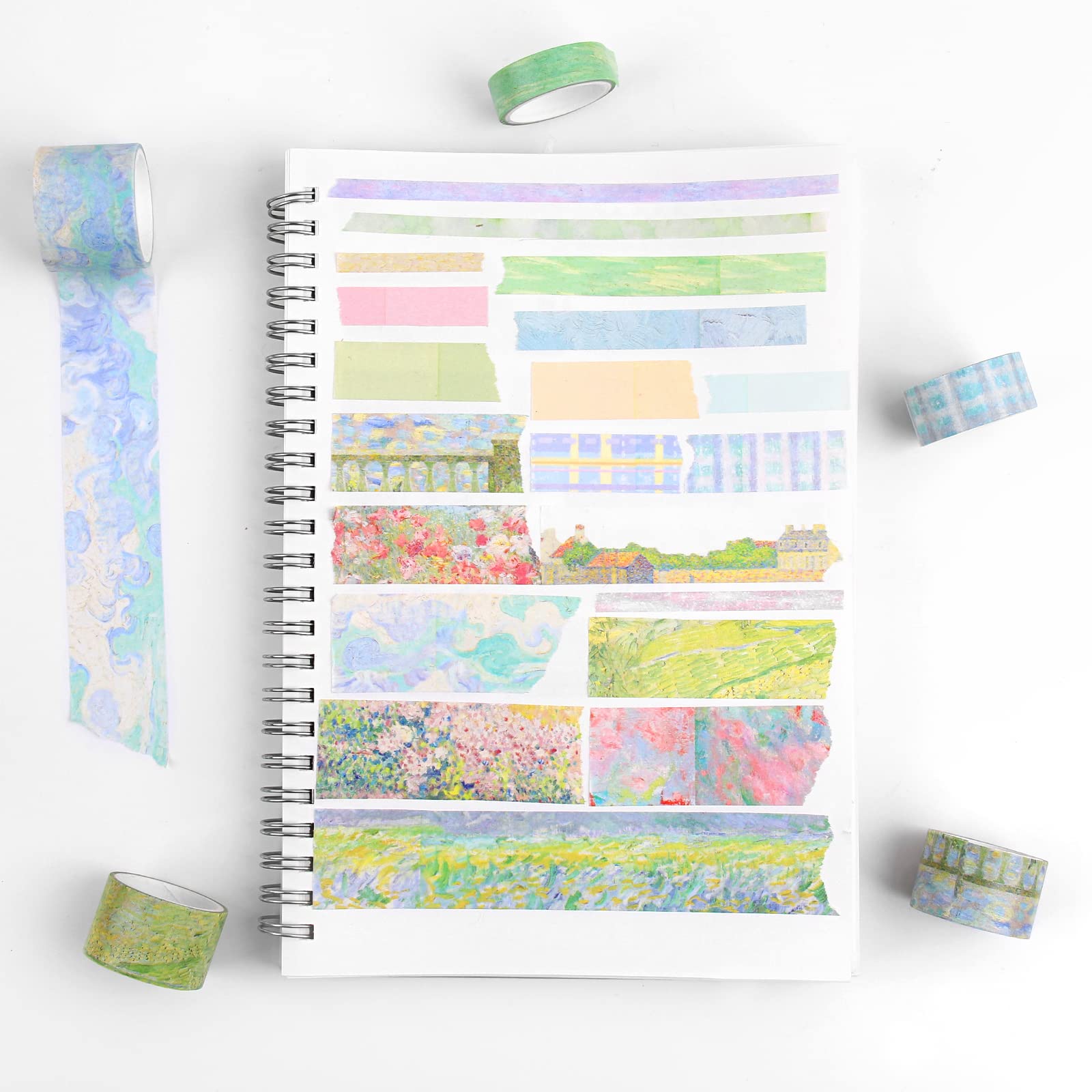 Dizdkizd Juego de 20 rollos de cinta Washi multicolor - 5 diseños (multicolor)