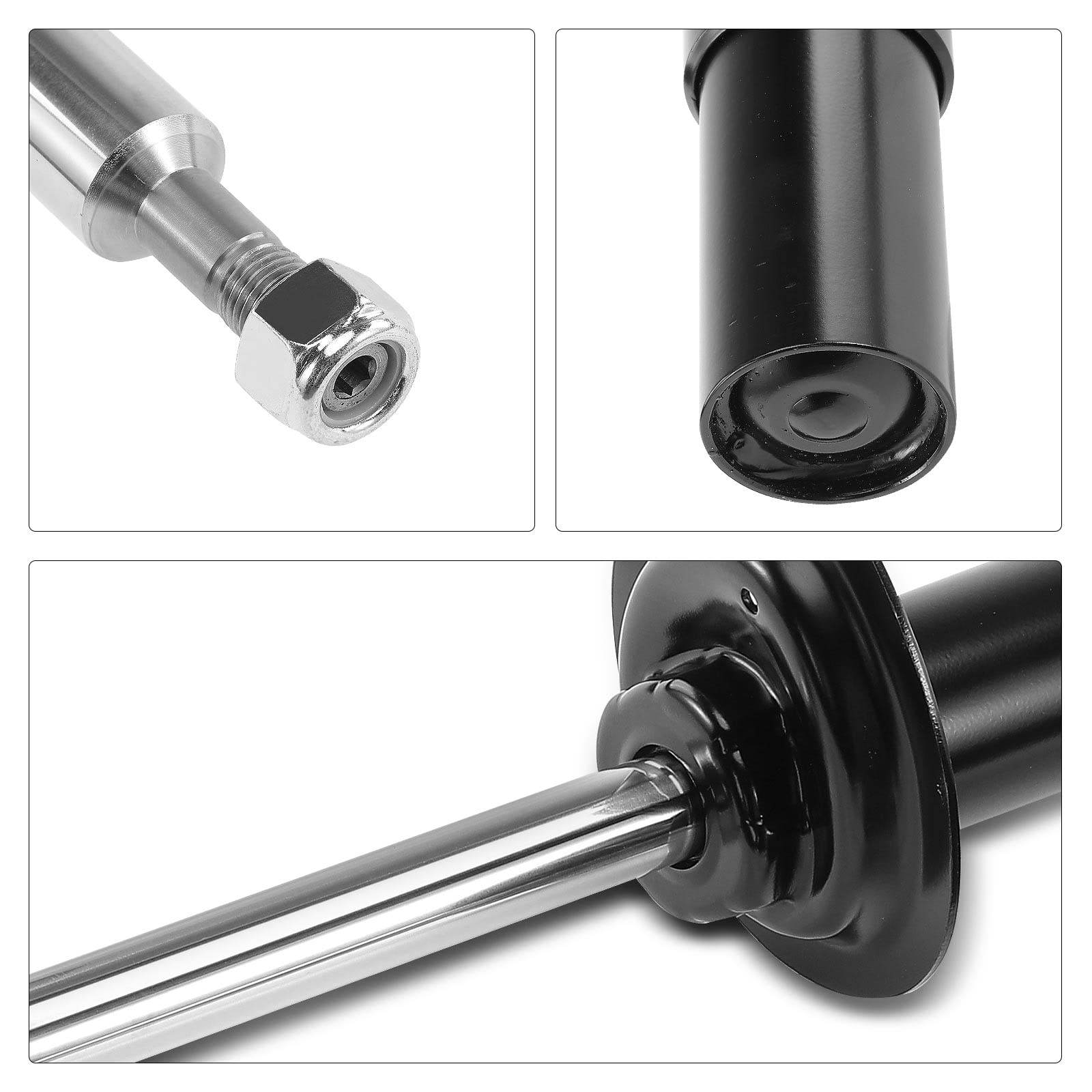 Frankberg 2 amortiguadores delanteros de 574 mm a presión de gas | Compatible con: Serie 5 E60, Serie 5 Touring E61