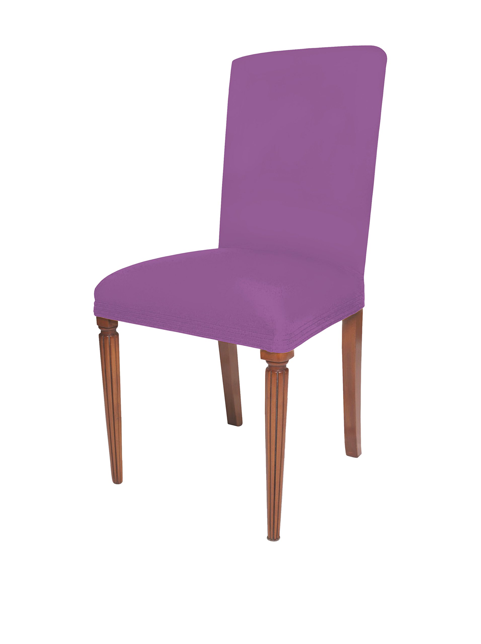 Italian Bed Linen Più bello bielastic chaircover Set, Lilac (2 Pieces), 100% polyester, Lillac, STANDARD