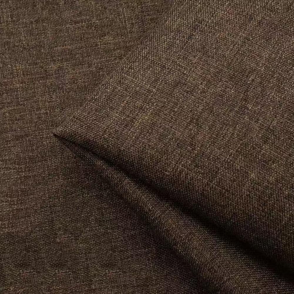 Patchs de réparation tissus lin marron autocollant rideaux vêtements et têtes de lit