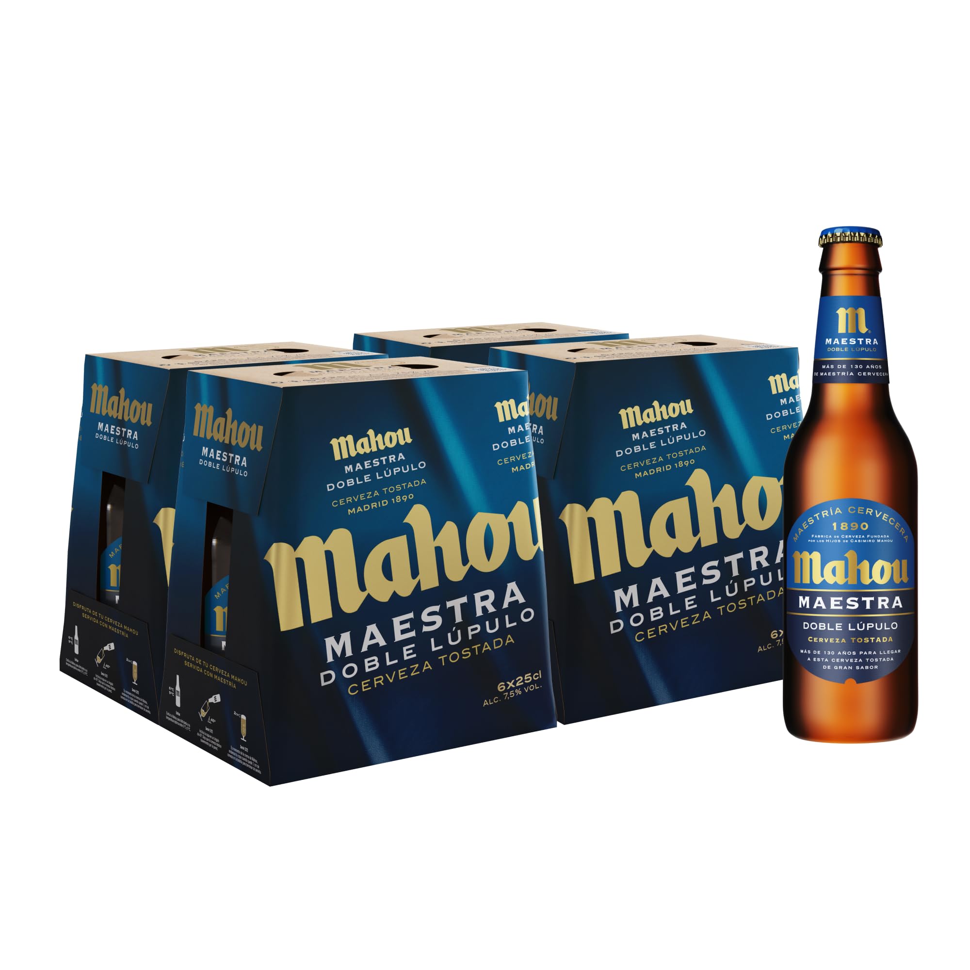 Bier Mahou Maestra Doppelhopfen 24x330ml