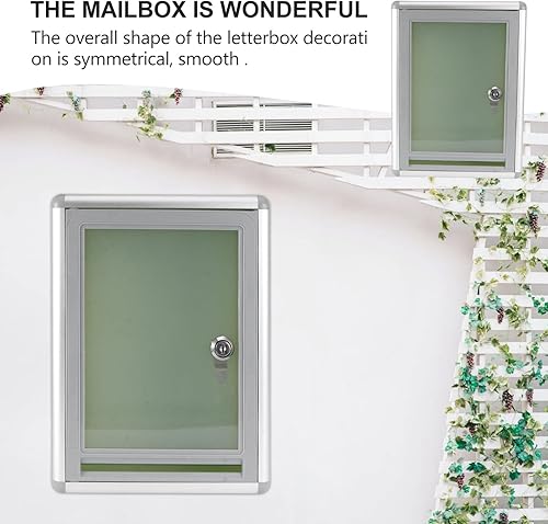 Miniatura 7 de 1 juego de buzón pequeño buzón de oficina, buzones de sugerencias con candado, buzón transparente con candado, buzón de correo con candado, buzón de