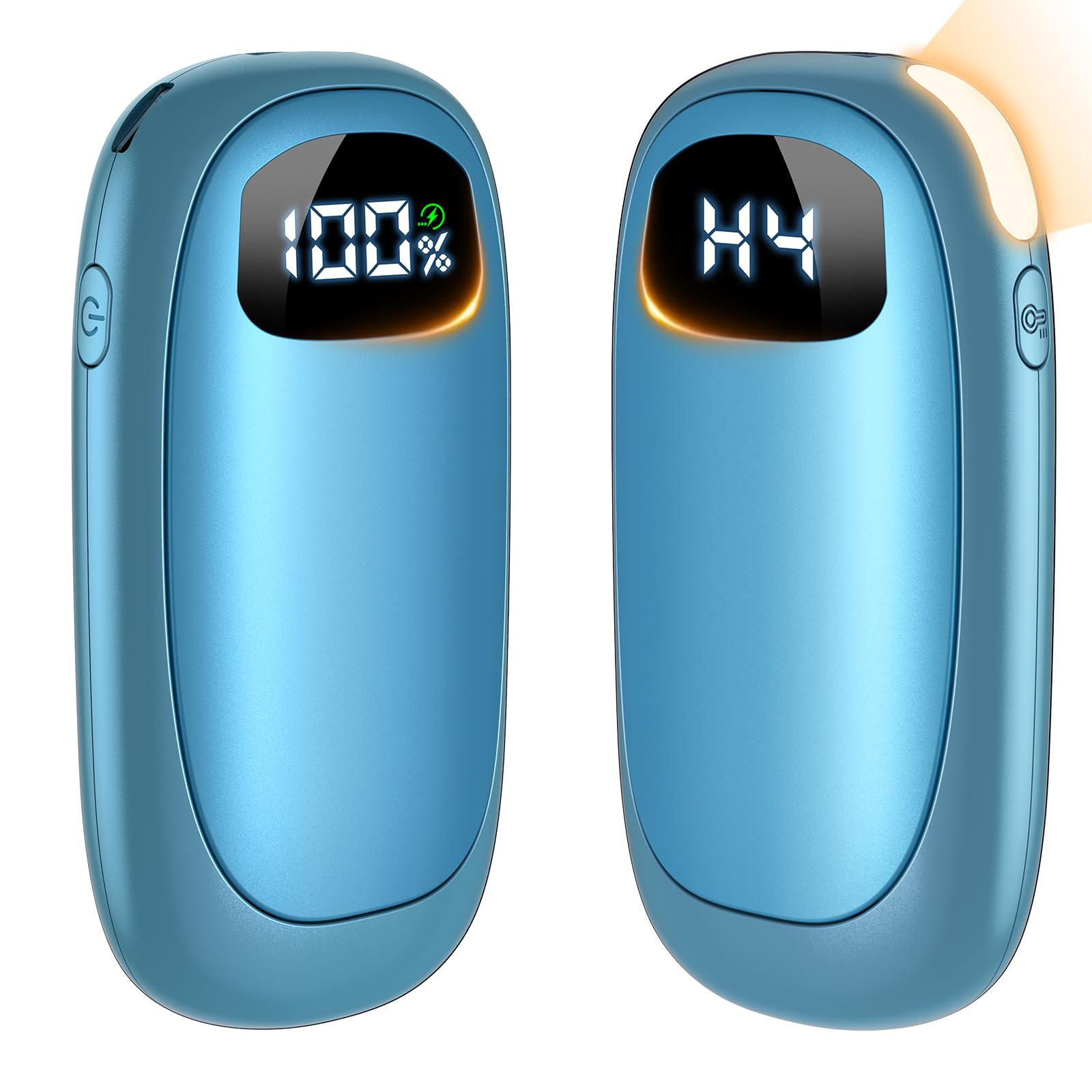 Hand Warmers Rechargeable - 14000mAh Electric Hand Warmer, Max 20 Hrs Warmth 4 Levels Heat Up to 131, Dual-Side Heating Portable Reusable Pocket Heater 2 Pack for Raynauds, Hunting, Camping, Golf