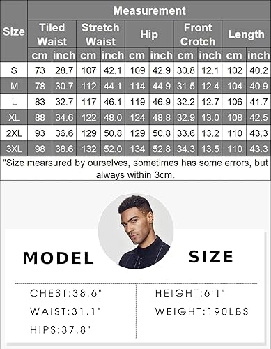 Miniatura 6 de COOFANDY - Pantalones de lino con cordón, para hombre, cintura elástica, ligeros, casuales, para yoga, verano, playa