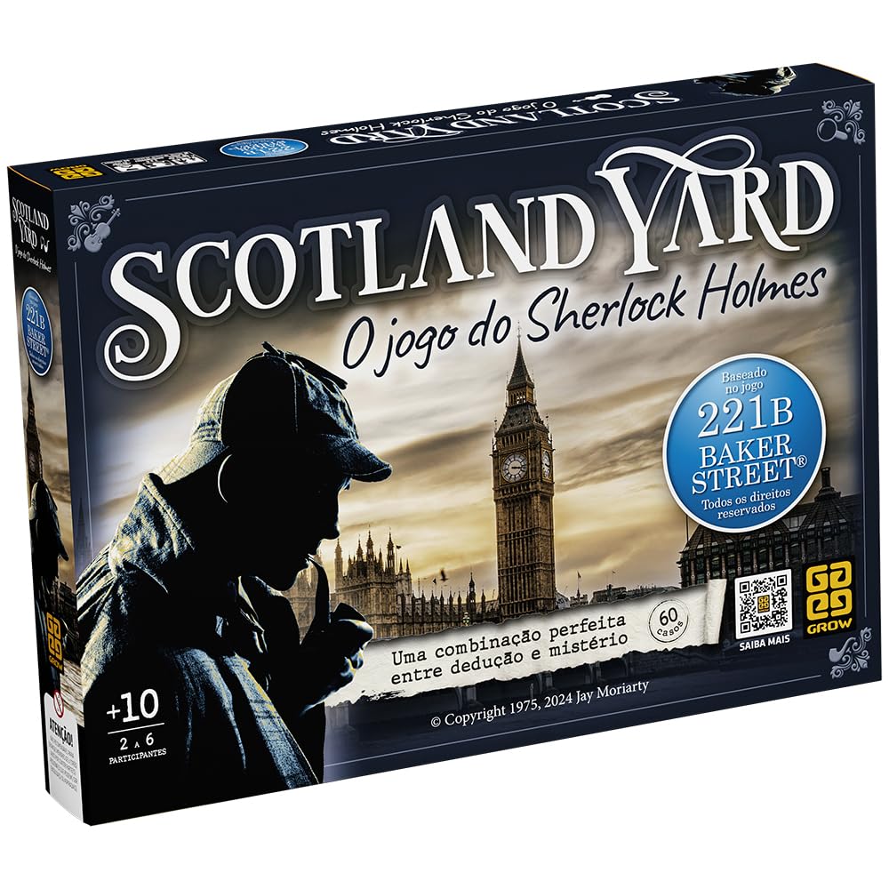 Grow - Scotland Yard Jogo de Tabuleiro, Multicor, (Grow 1730) | Amazon ...