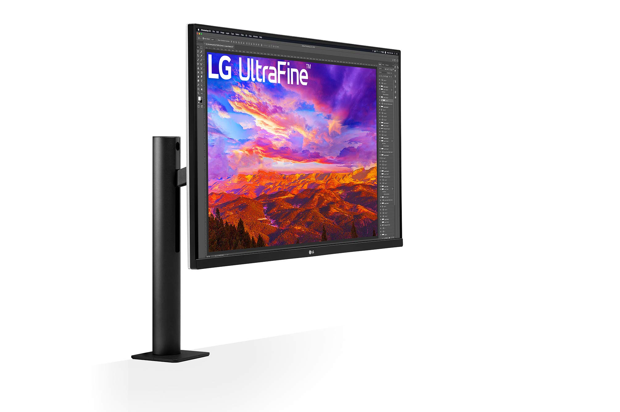 LG Ergo Ultrafine 32UN88AP-W Ecran PC 4K 32" - Dalle IPS résolution 3840x2160, 5ms 60Hz, HDR 10, DCI-P3 95%, Pied Ergonomique réglable, USB-C, Haut-parleurs