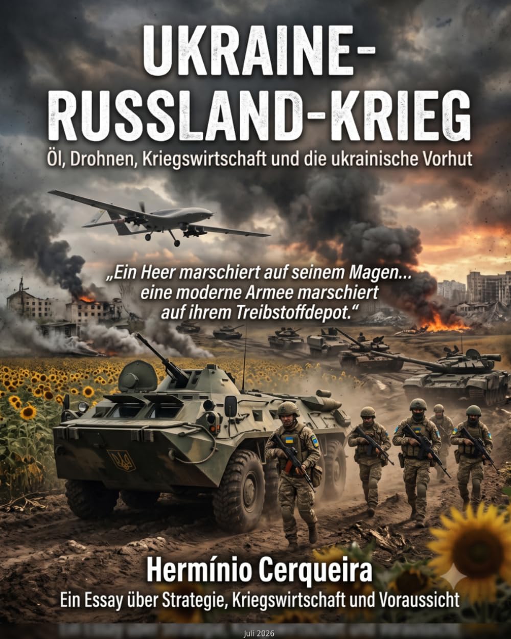 Ukraine-Russland-Krieg - Öl, Drohnen, Kriegswirtschaft und die ukrainische Avantgarde: Essay über Strategie, Kriegsökonomie und Voraussicht (Hermínio Cerqueira : Meine Bücher)