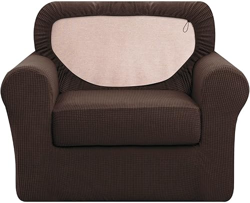 Miniatura 3 de subrtex Fundas de sofá de 3 piezas, fundas de sofá multifuncionales con fundas de cojín separadas y fundas de respaldo separadas, protector de