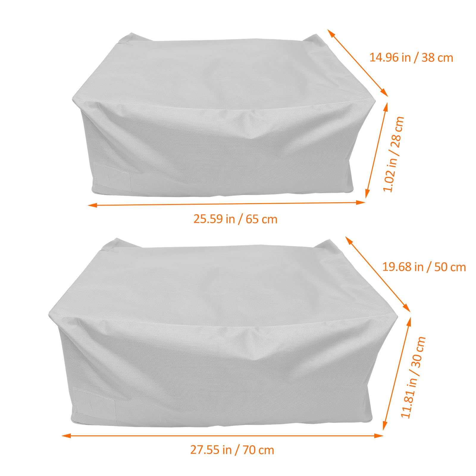 NUOBESTY Bolsa de Almacenamiento para Ropa y Edredones de Tela Oxford Resistente y Portátil, Paquete de 7 Unidades Adecuado para Hogar y Dormitorios Estudiantiles