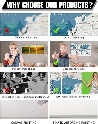 Miniatura 3 de YPY Paneles acústicos de pared insonorizados paneles absorbentes de sonido, arte de pared acústico decorativo, tratamiento acústico para estudio de