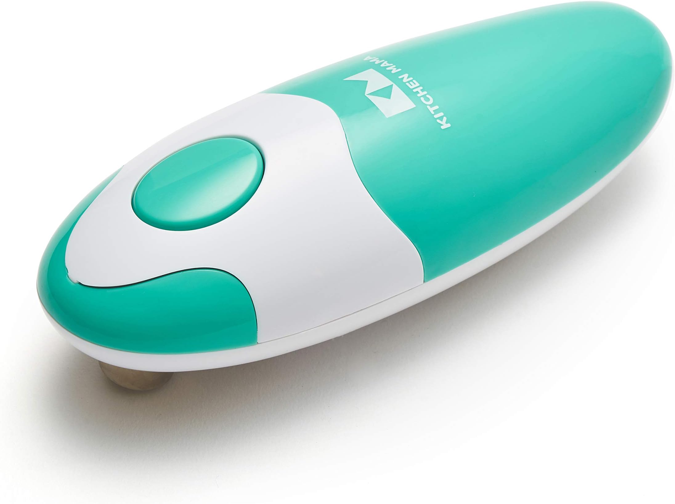 Auto Electric Can Opener : Open Your Cans with A Simple Press of Button - Automatic, Hands Free, Smooth Edge, Food-Safe, Battery Operated, YES You CAN (Teal)