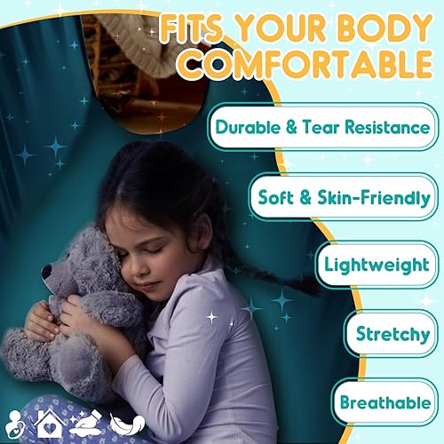 Miniatura 2 de Chihee Columpio Sensorial Terapéutico Hamaca para Interiores y Exteriores para Niños, Herrajes Incluidos, Columpio Suave y Transpirable de Nailon