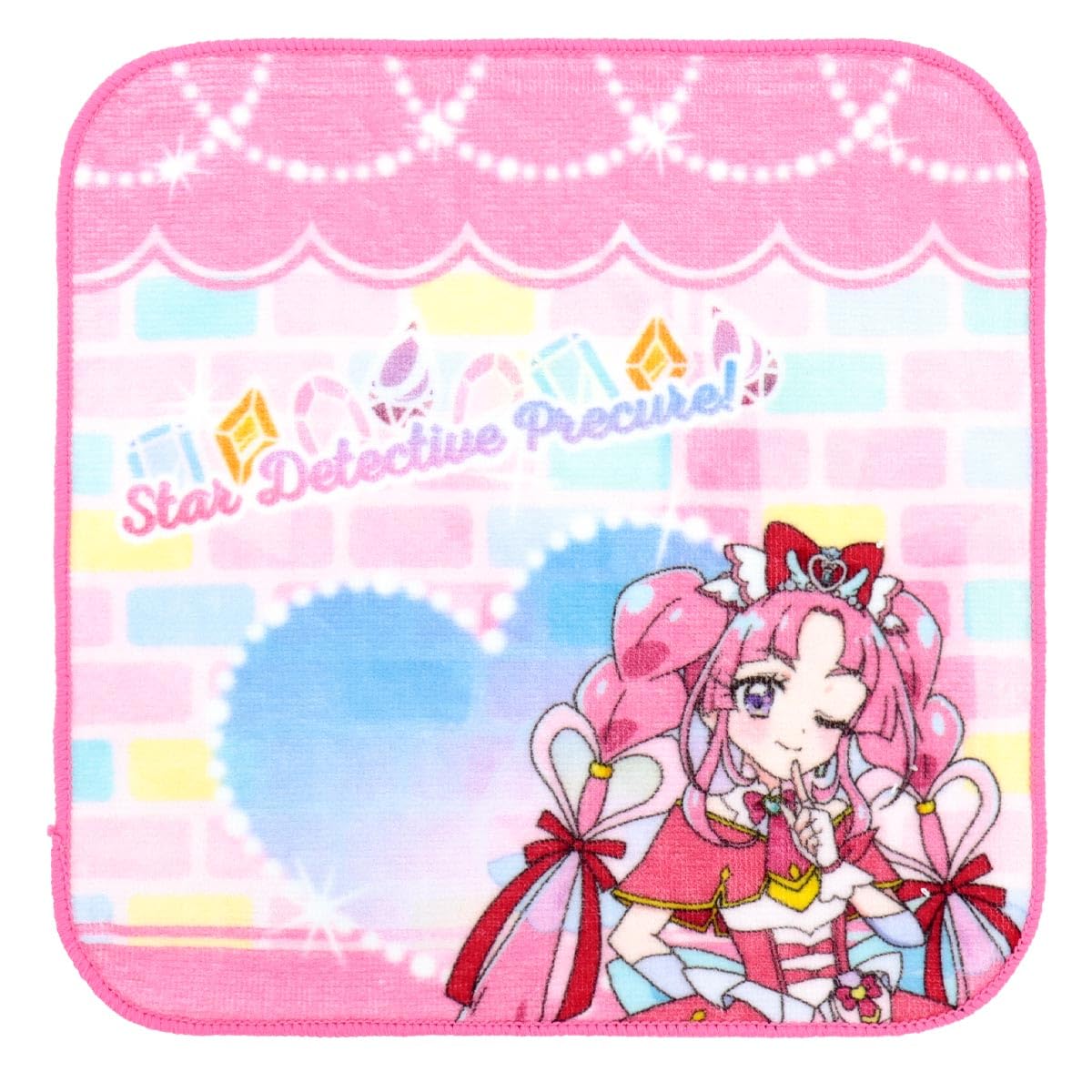 Amazon｜名探偵プリキュア ミニタオル タオルハンカチ 20cm 20×20
