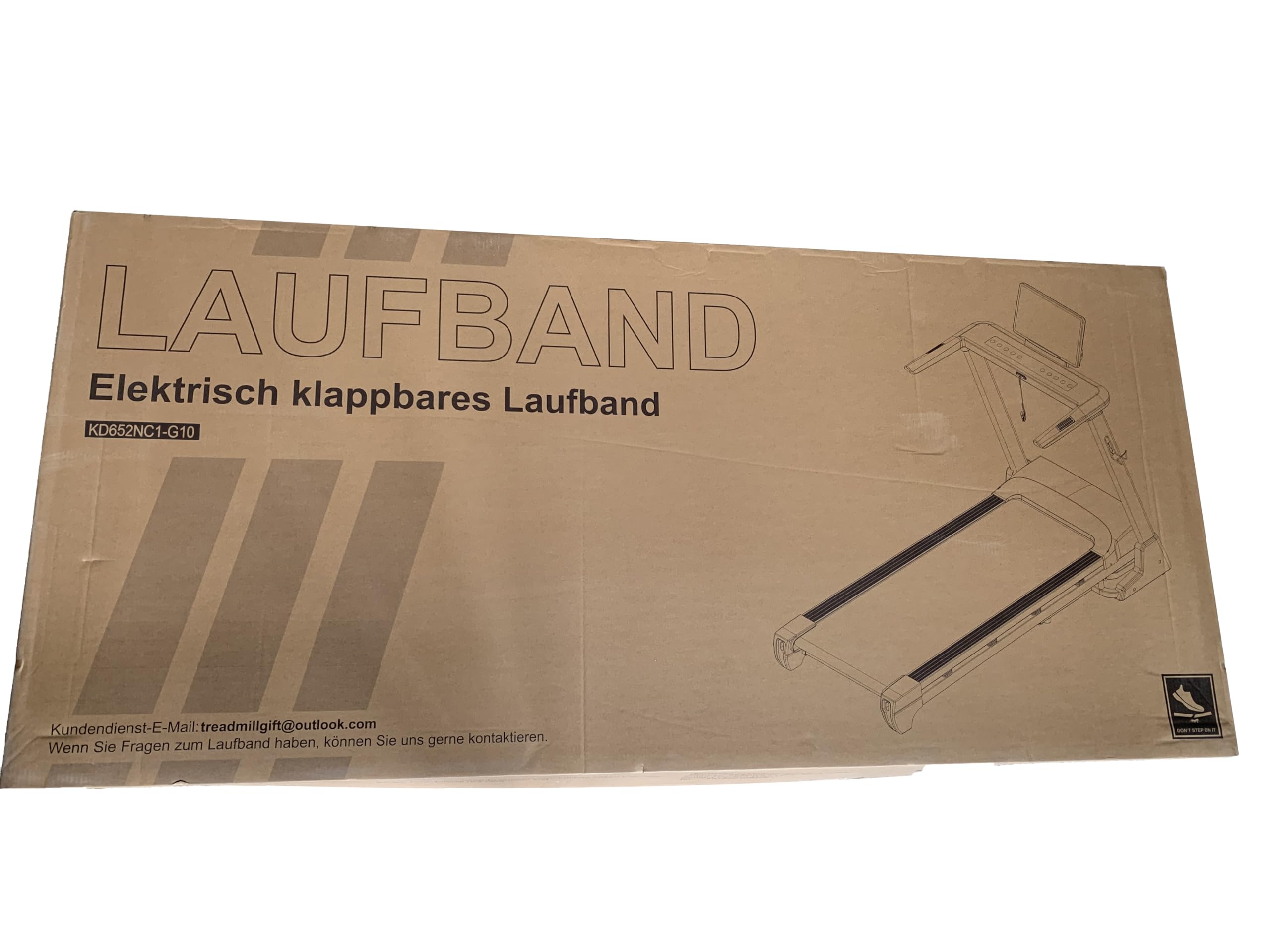 Profi Laufband für Zuhause Klappbar, Laufbänder mit Steigung, Leiser Motor, Treadmill for Home mit Große Lauffläche, WiFi, Bluetooth, APP, für Marathon-Training, Deutsche Qualitätsmarke