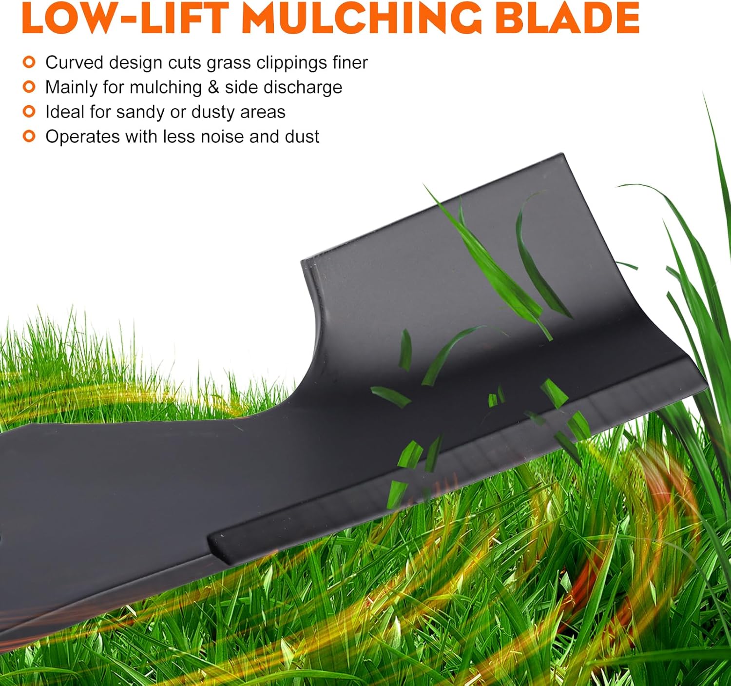 Hipa 3-Pack 187256 High Lift Mower Blades 5-Point Star Set for Husqvarna Z254F MZ54 RZ5424 Z254 54 inch Riding Mower Zero Turn Lawn Mower Tractor Models Replace 532187256 Blades