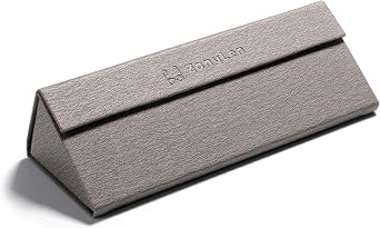 ZanyLen Foldable Glasses Case Folds to Carry Leather and Closes with Magnets