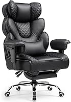 GTPLAYER Big & Tall Gaming Chair: Heavy Duty 150° Recline, Footrest, Lumbar Support, Breathable Mesh for Esports & Office