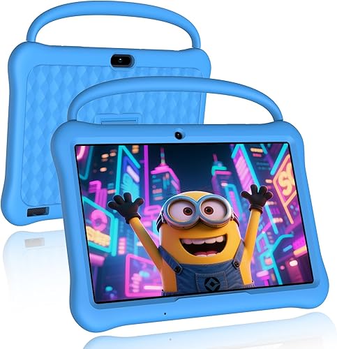 Miniatura 9 de NEWISION iWawa - Tableta infantil de 10 pulgadas, tabletas Android 13 para niños de 64 GB, pantalla IPS HD grande, preinstalada, control parental,