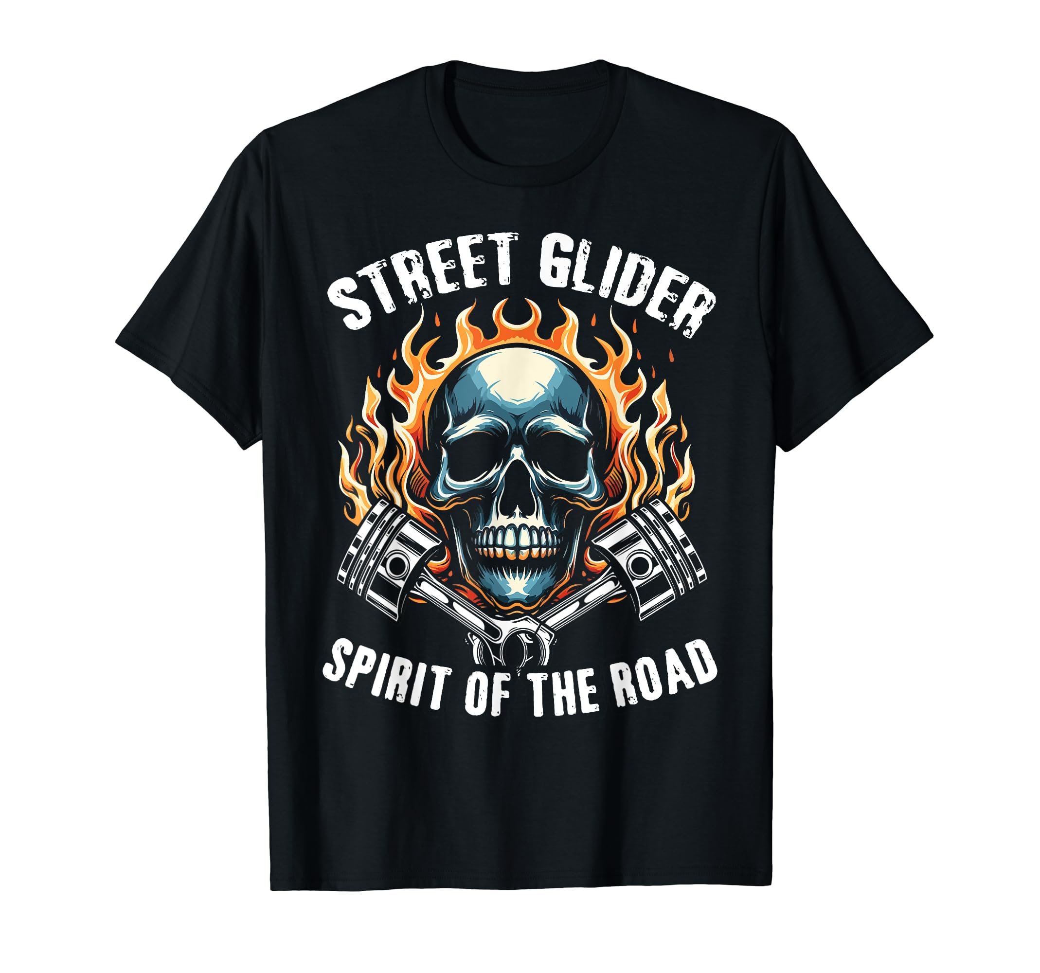 Street Glider Spirit of the Road Motorcycle Biker T-Shirt