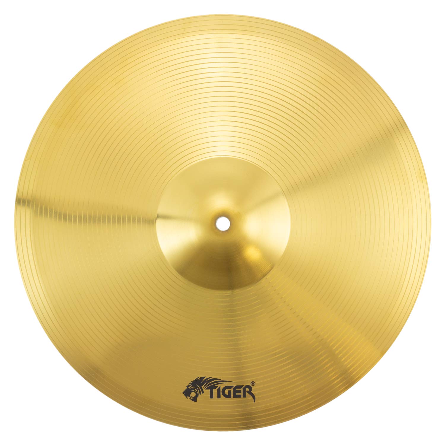 Tiger TDA7-BR Set de Cymbales de Batterie 14” Hi-Hats, 16” Crash, 20” Ride