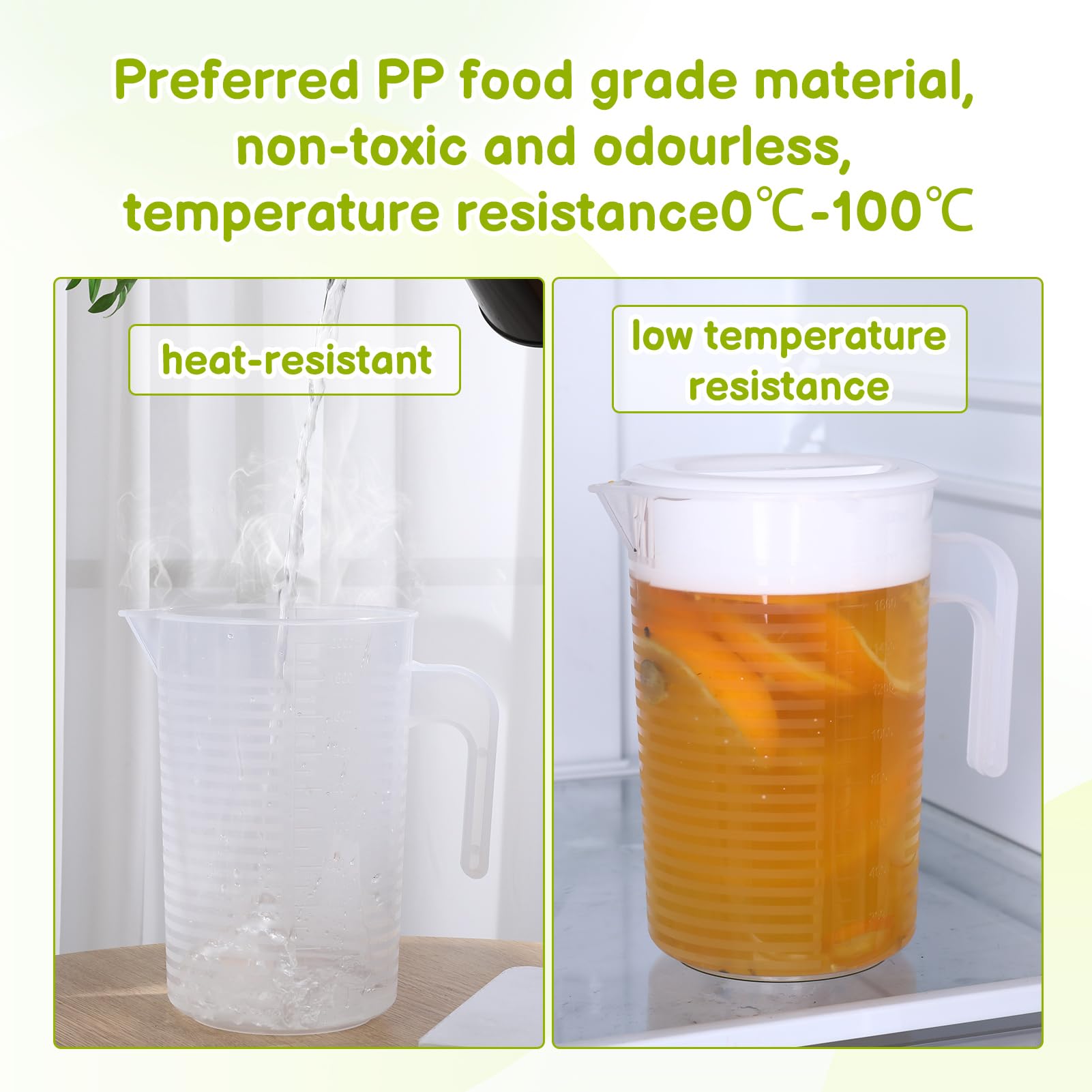2 Pack Juice Jug with Lid - Image 2