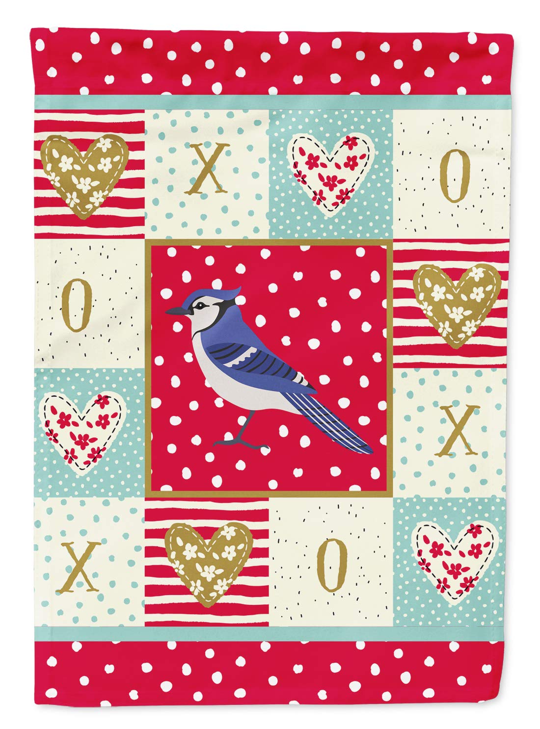 Drapeau de jardin oiseau Caroline's Treasures petit format multicolore