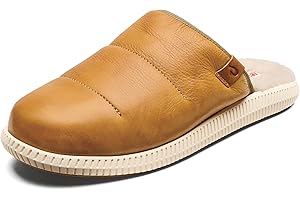 OluKai Mahana Men's Slippers: Premium Leather Slip-Ons for Maximum Comfort and Warmth