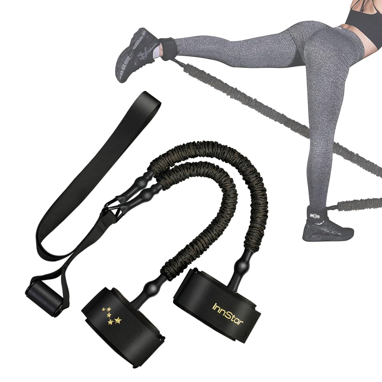INNSTAR Ankle Resistance Bands, Ankle Bands for Working Out, Adjustable Butt ...