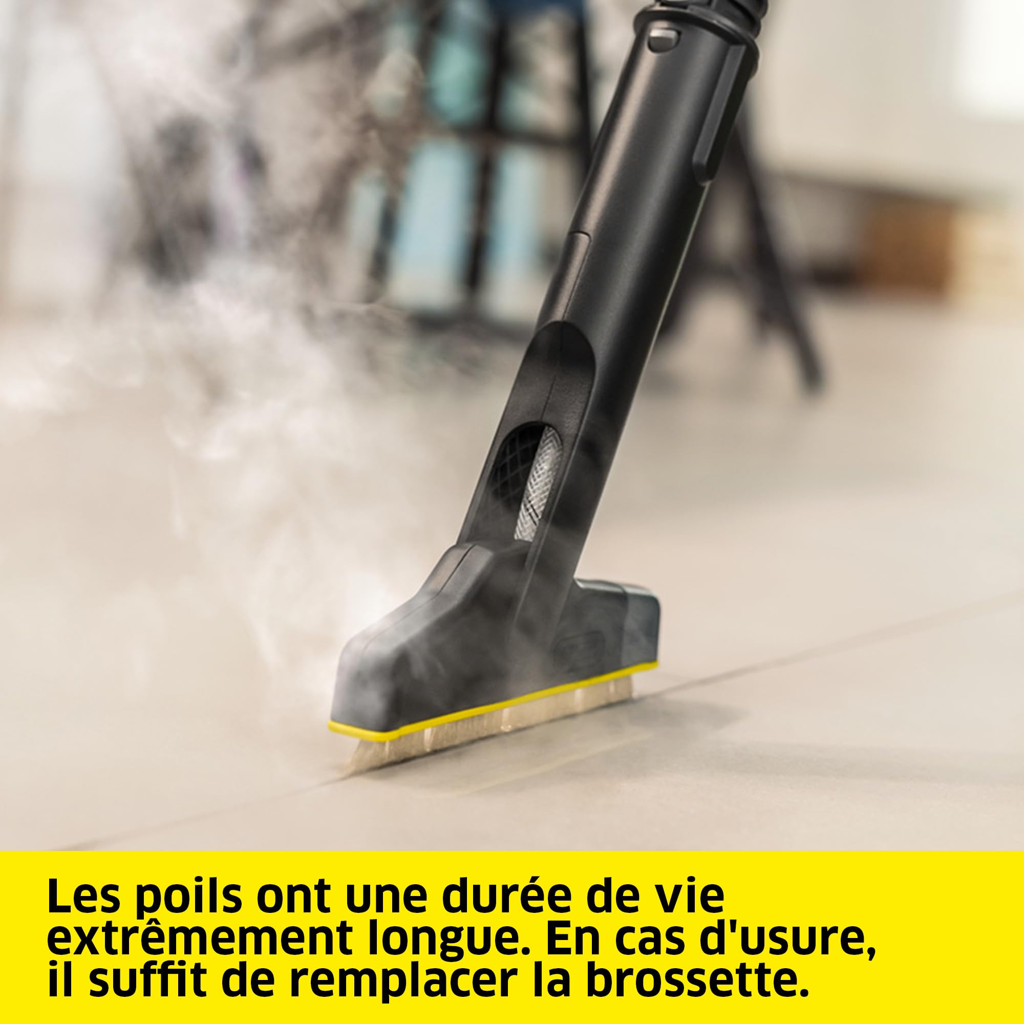 Lot De 4 Brosses Rondes De Rechange Pour Nettoyeur Vapeur Karcher SC1 SC2 SC3 SC4 SC5  Jaune Rouge Noir Cuivre 65087267