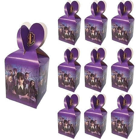 Enchanting Wednesday Party Favor Bags: Capture the Spooky Charm