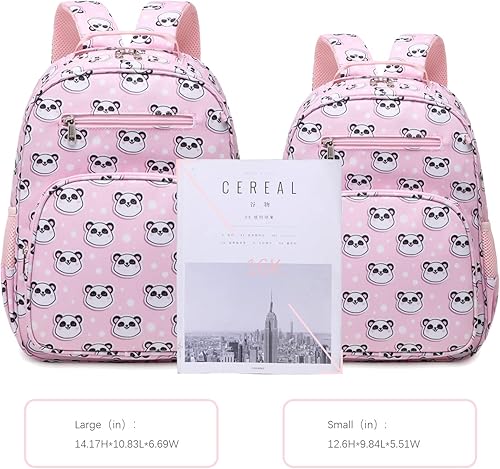 Miniatura 5 de abshoo Mochila infantil para la escuela, niños y niñas, para jardín de infantes y preescolar, Panda, Mochilas Daypack