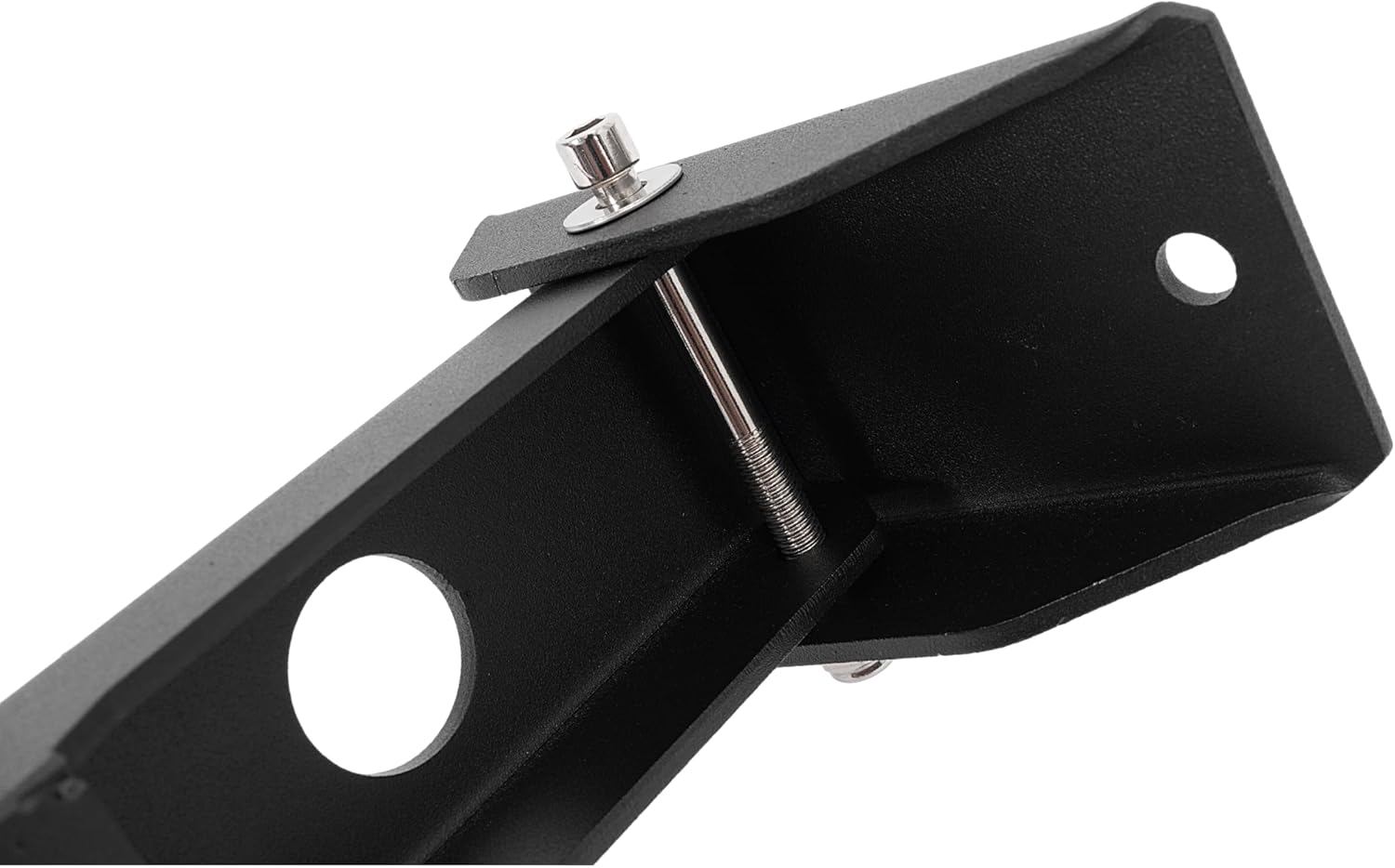 Tailgate Door Hinge Set Compatible with 1997-2006 Jeep Wrangler TJ Models Tail Gate Hinge Rear Door Mounting Bracket Steel Powder Coated Black