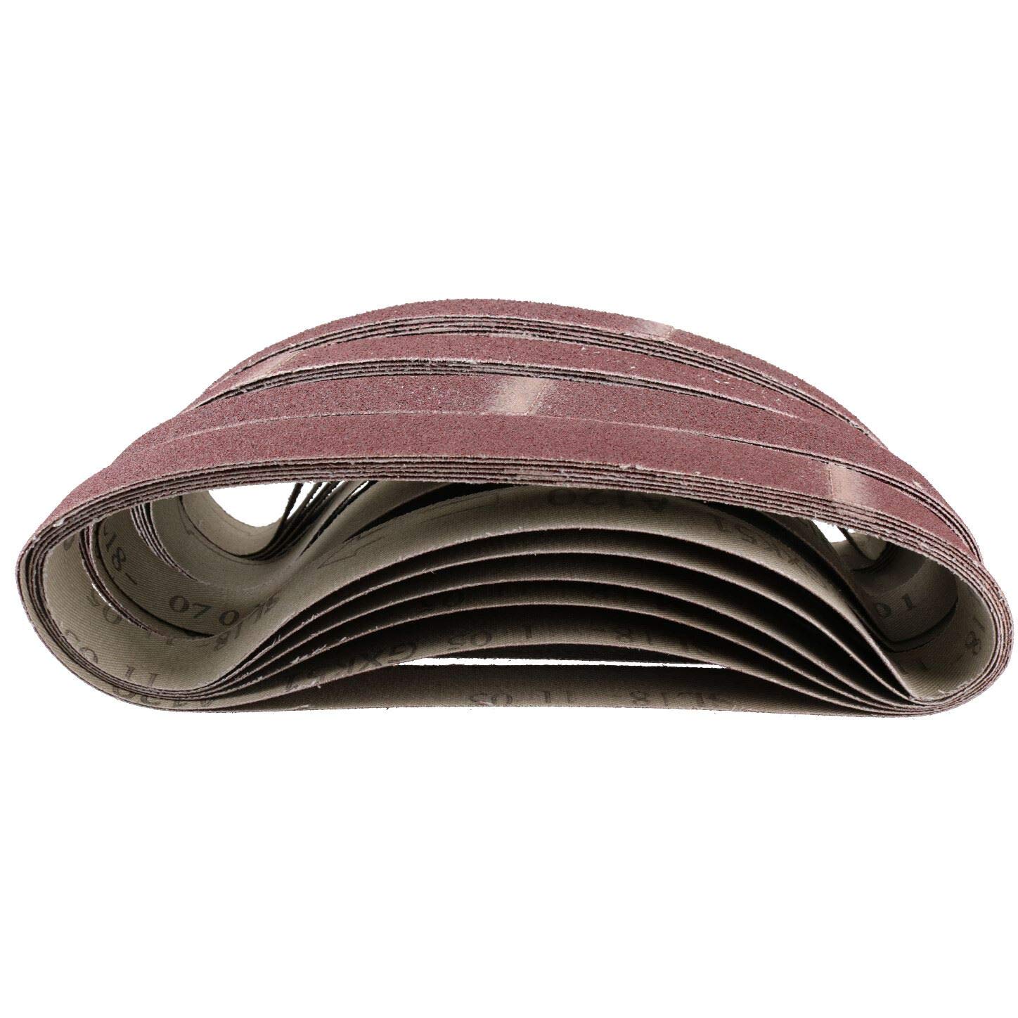 Szlifierka z palcami powietrznymi szlifowanie paski ścierne młynek 520 mm x 20 mm ziarnistość mieszana 100 szt.