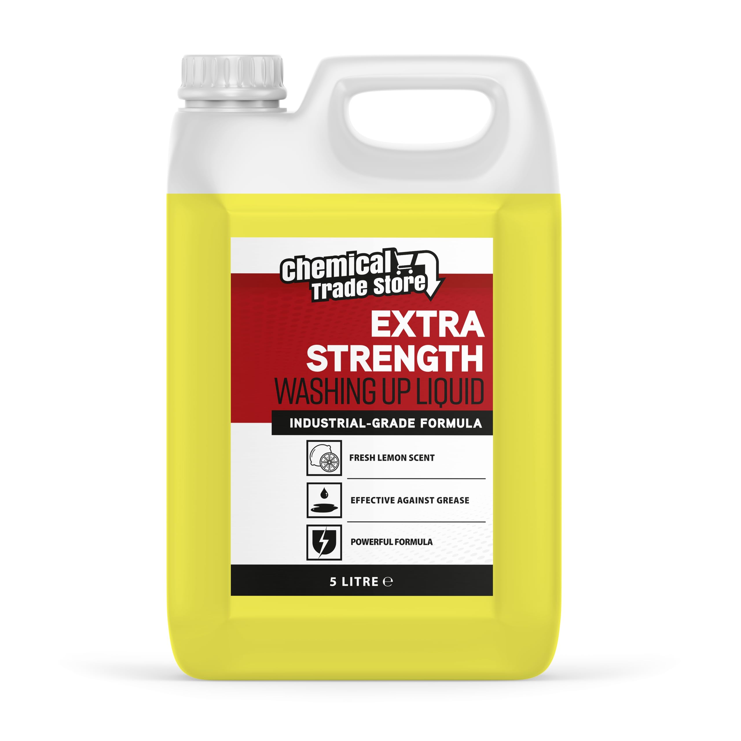 Chemical Trade Store - Washing Up Liquid - Lemon - 5 Litre
