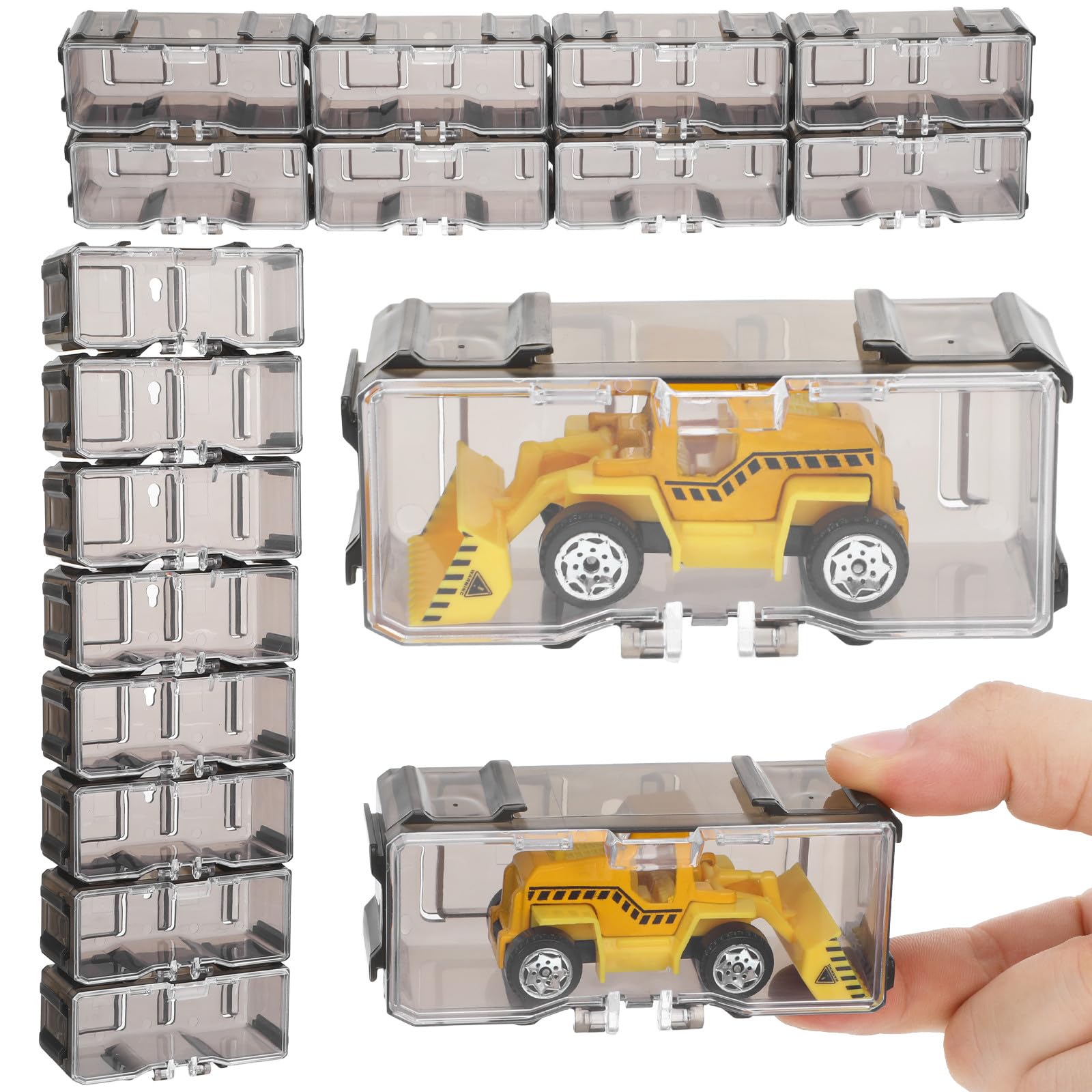 Vitrina para Coches 1: 64 de Plástico Transparente 40 Piezas